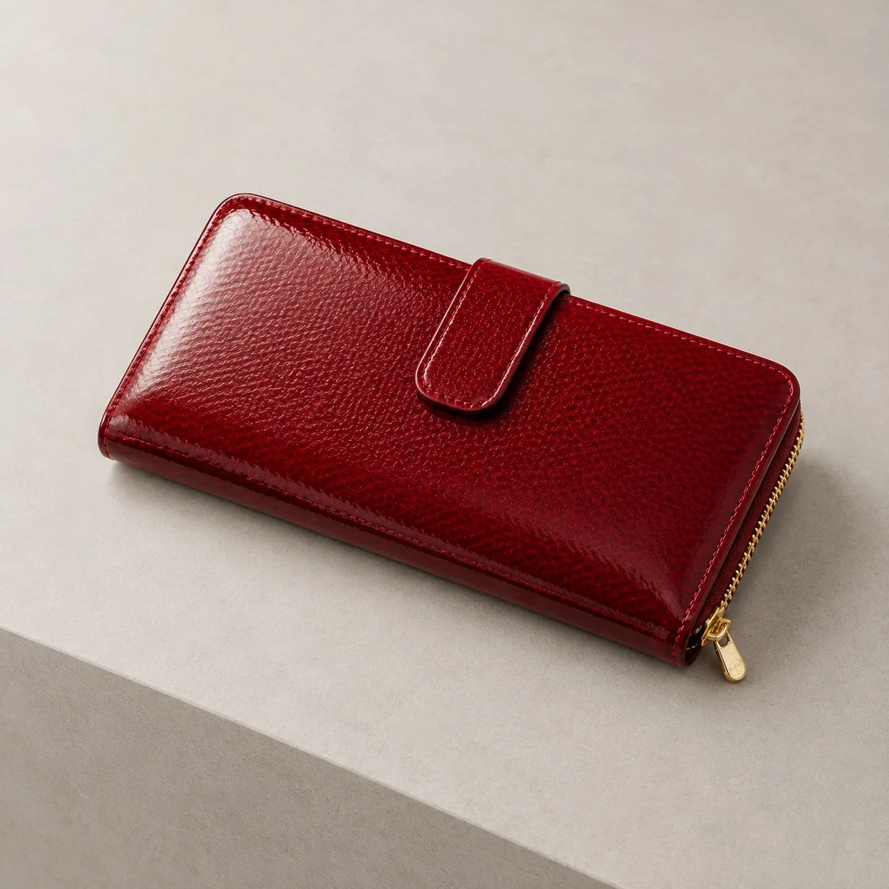 The Crimson Strap Wallet